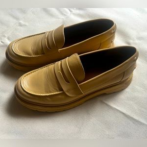 Lug sole loafers